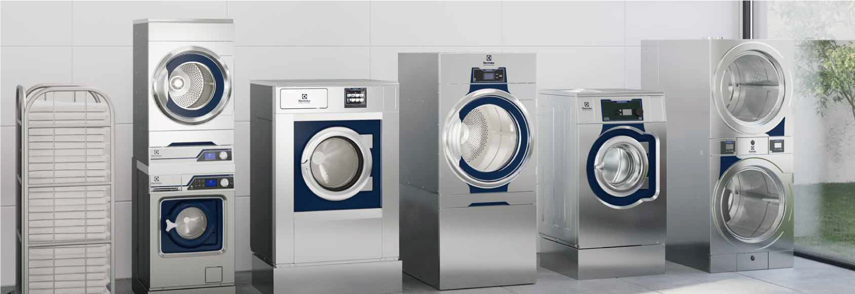유럽 최고의 일렉트로룩스 상업용 세탁 장비